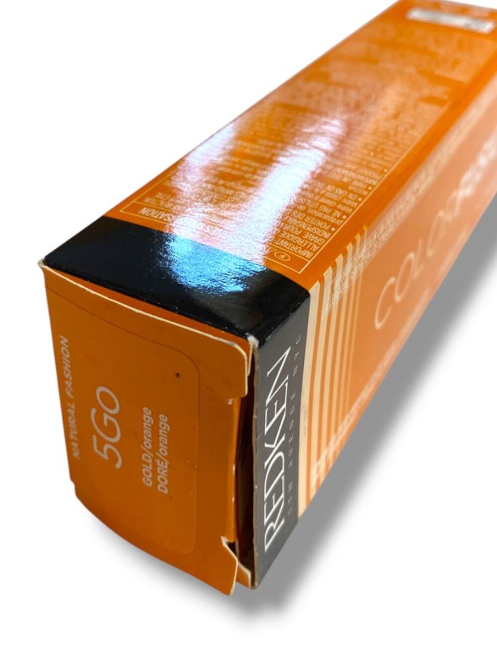 Redken New Color Fusion 5Go Gold orange 2.1oz Advanced Performance Color Cream